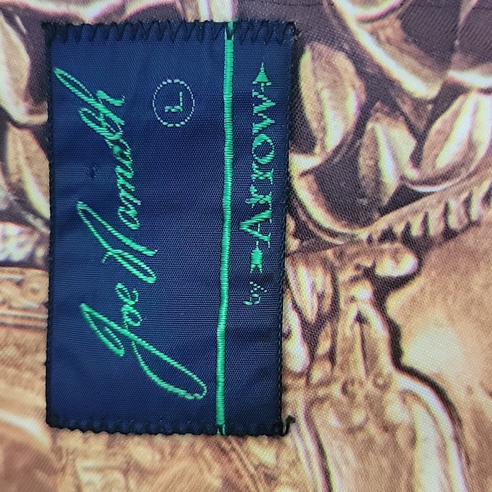 1970s Vintage Greco-Roman Gods *GOLD* π°π° Joe NAMATH Shirt ππ DISCO~CORE! - Picture 3 of 3